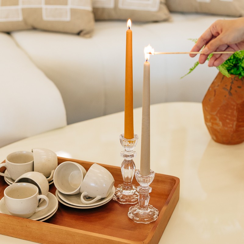 Duo Castiçal Elegance Botanic – Minimalismo e Aconchego - Imagem 8